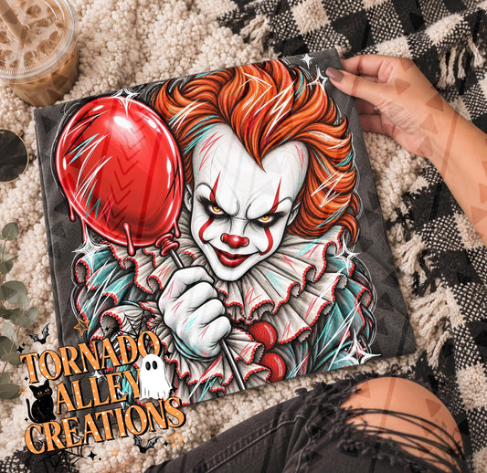 Spooky Clown Sketch Tee