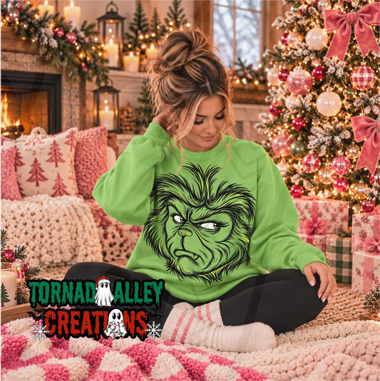 Green Guy Loathe Crewneck