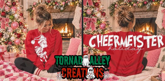 Green Guy Cheer Christmas Crewneck
