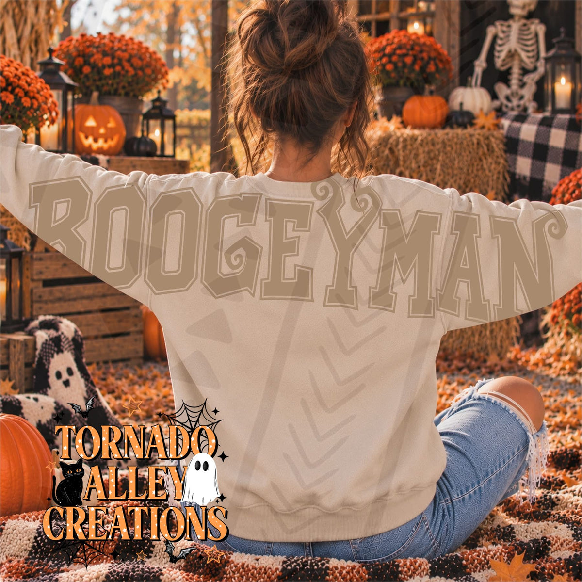 Spooky Man Crewneck