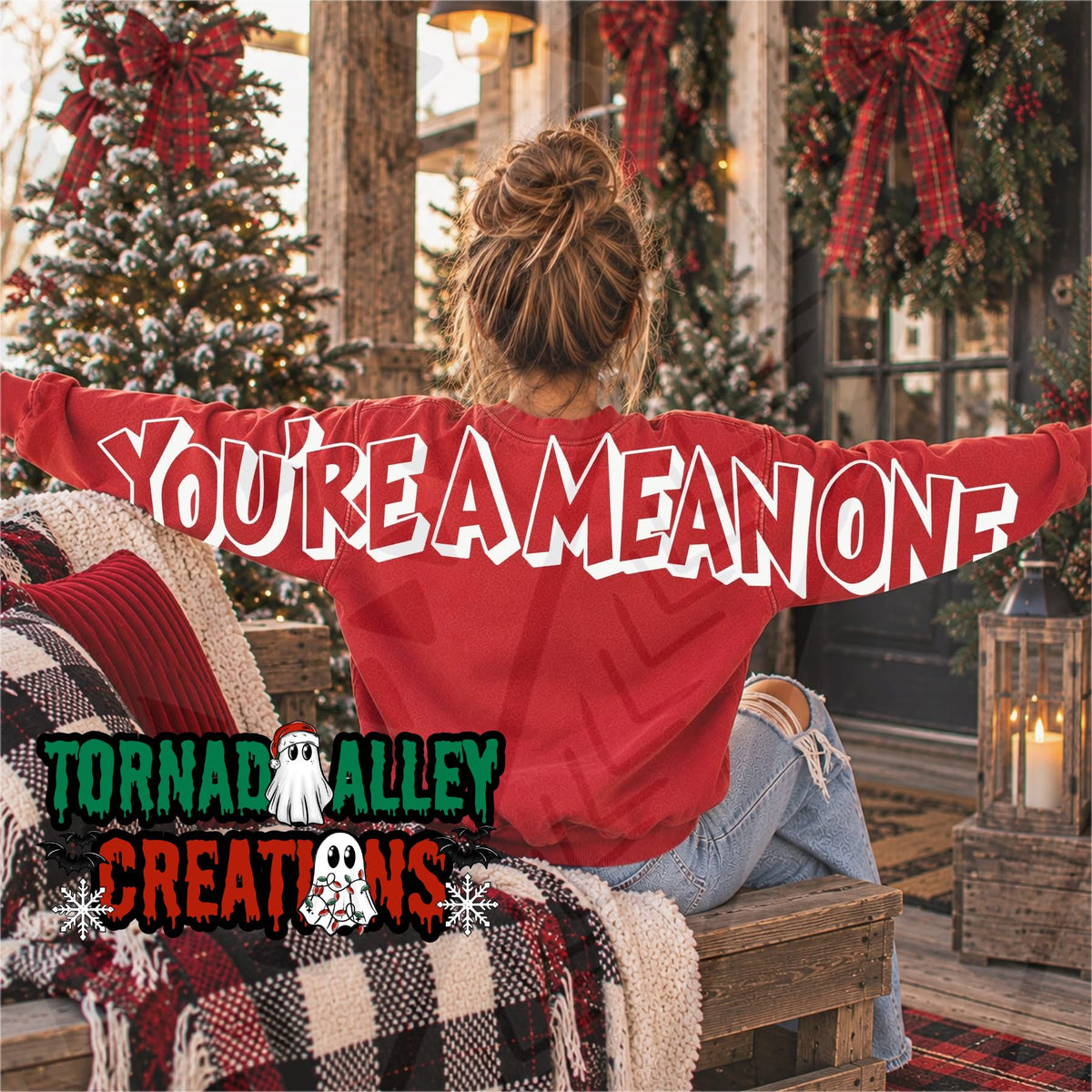 Mean Green Guy Christmas Crewneck