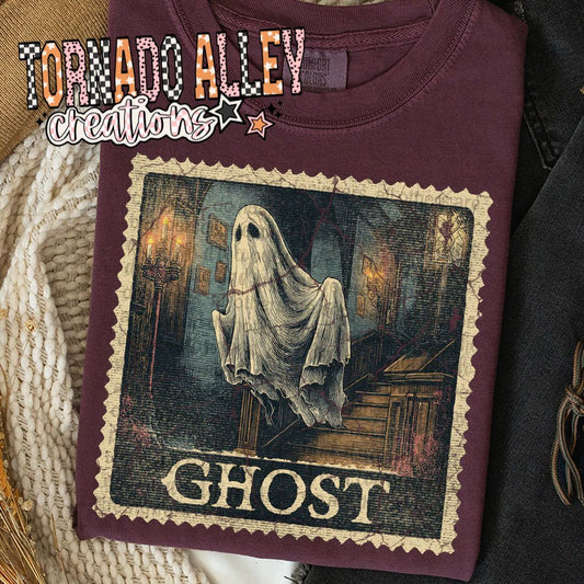 Spooky Ghost Stamp Tee