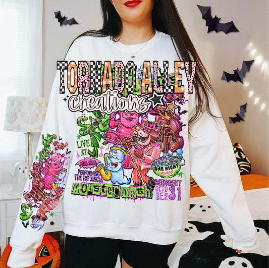 Spooky Monsters Crewneck