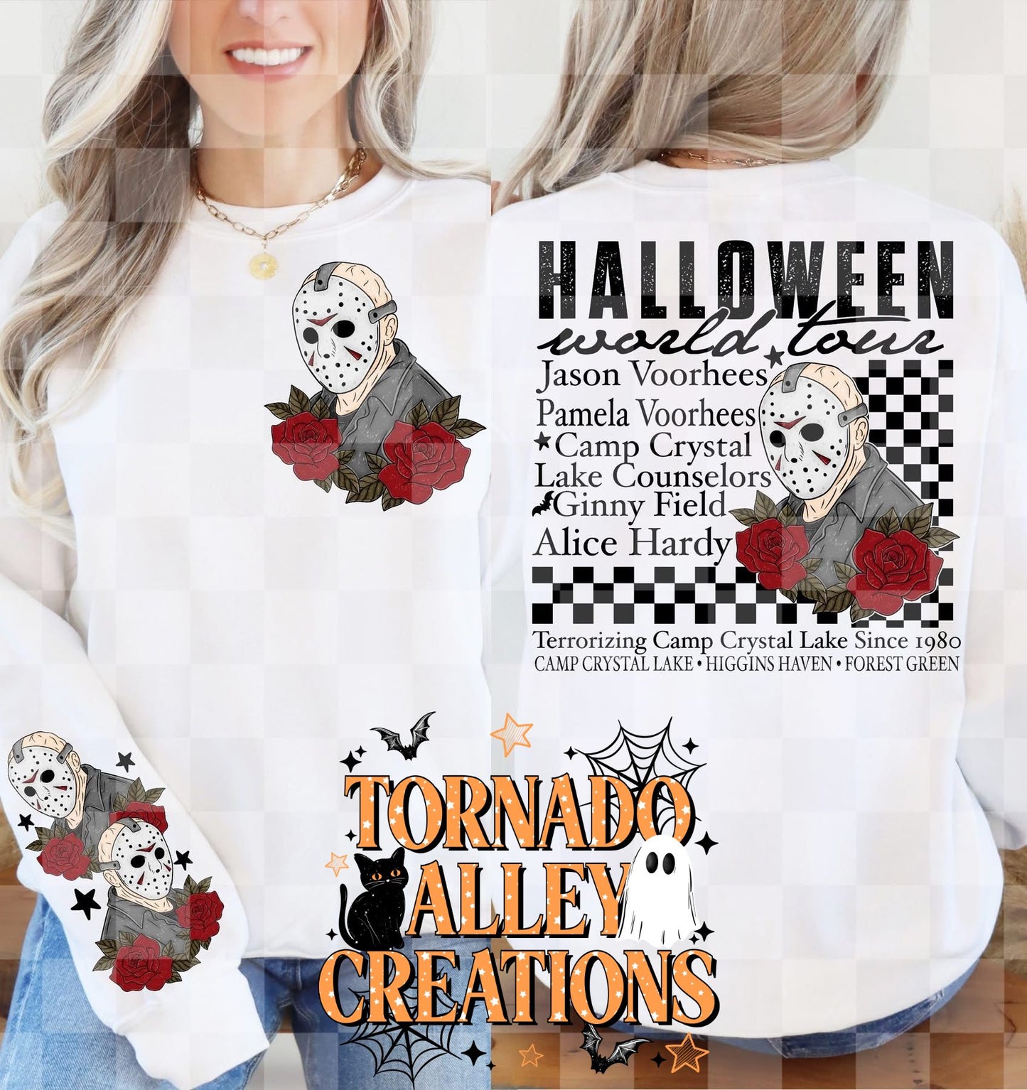 Halloween Hockey Guy Crewneck
