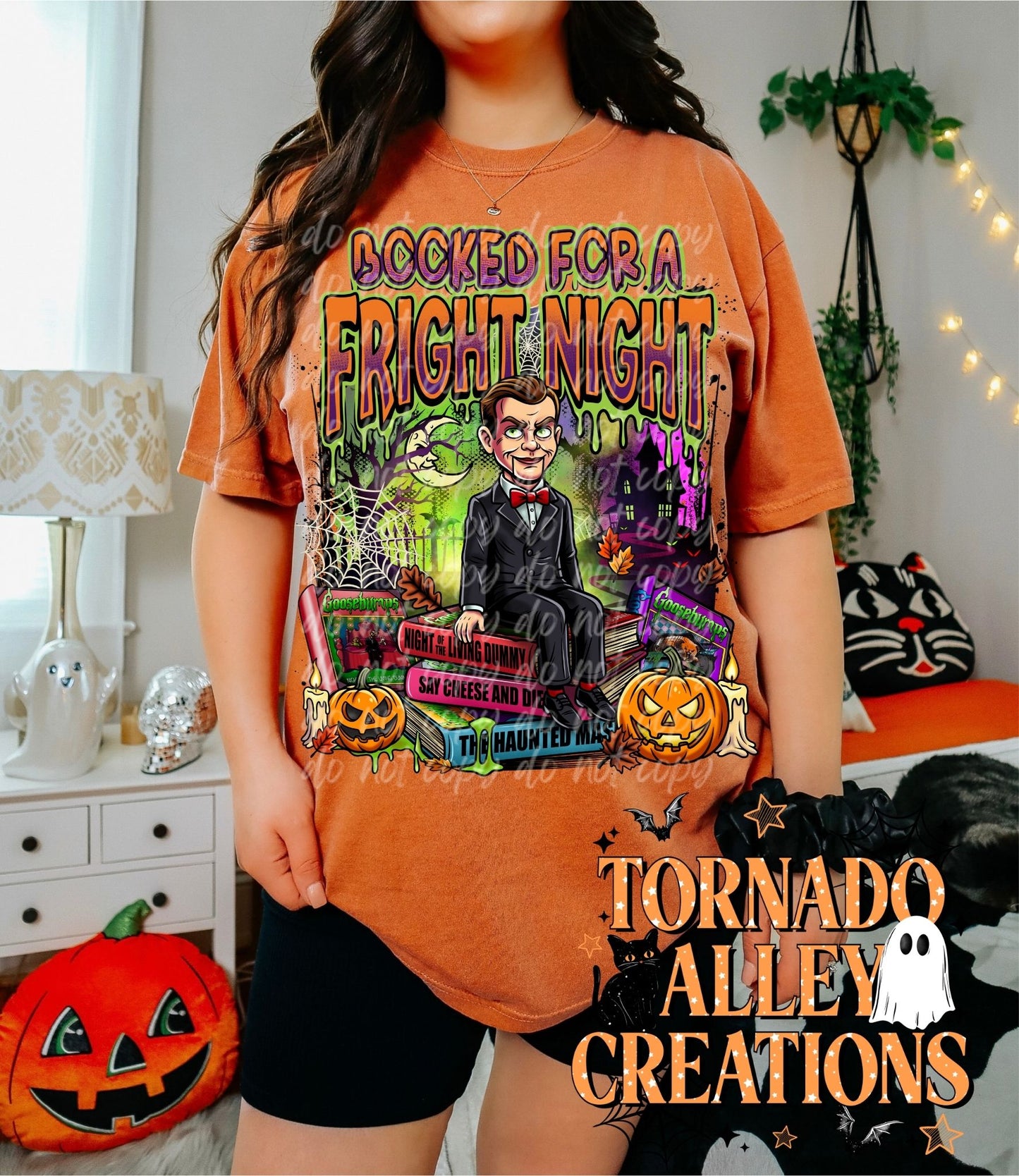 Booked for a Fright Night Tee
