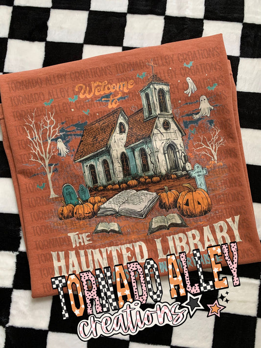 Haunted Library Tee