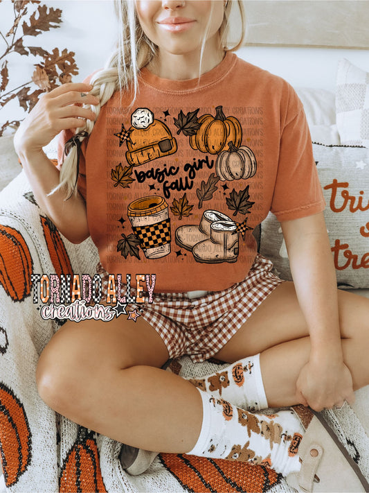 Basic Fall Girl Tee