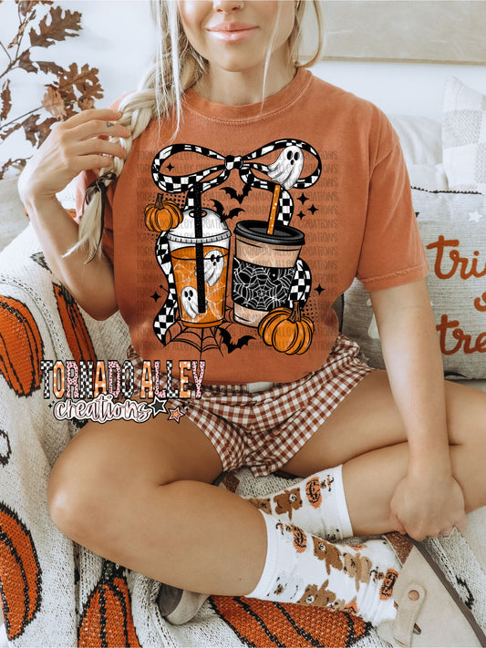 Spooky Halloween Coffee Tee